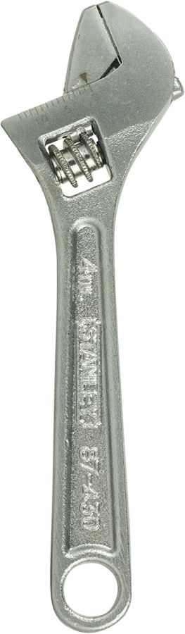Stanley Adjustable Wrench, 87-430-1-23, 4 Inch