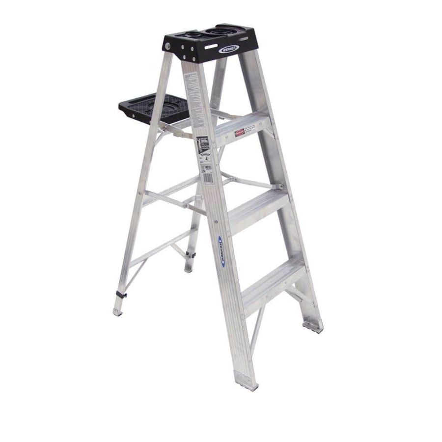 Altec Werner Step Ladder, 374, 4 Steps, 1.22 Mtrs, 140 Kg Weight Capacity