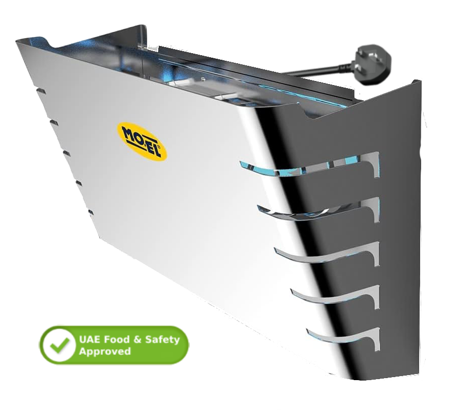 Moel® 398R, UAE Food & Safety Approved, Made in Italy Variant, UV Light 20W Insect, Fly and Mosquito Killer, Latest 2024 Model with Power Cable