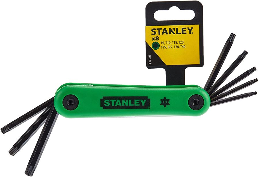 Stanley Male Torx Key Set, 4-69-263, 8 Pcs/Set