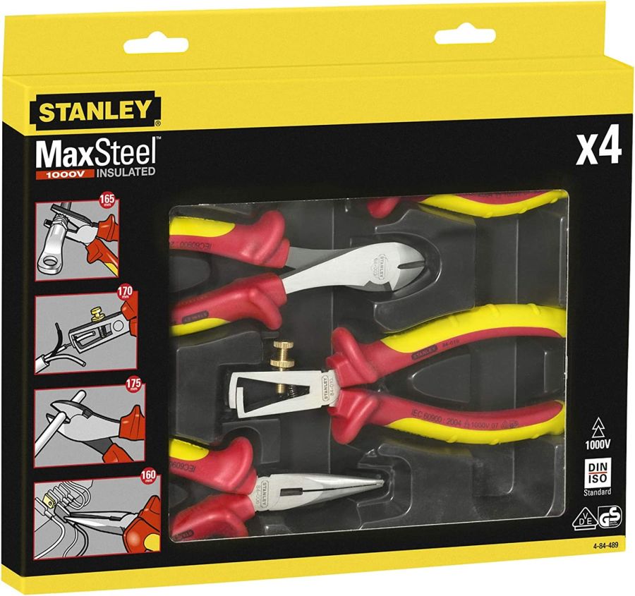Stanley Maxsteel/4-84-489 Maxsteel Vde Pliers Set
