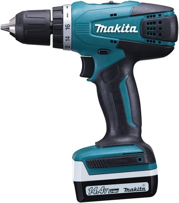 Makita Cordless Driver Drill, DF347DWE, 10MM, 14.4V