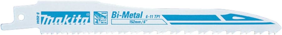 Makita Bi-Metal Reciprocating Saw Blade, B-05044, 152MM, PK5