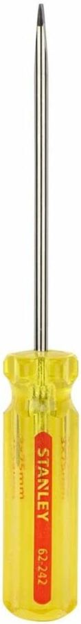 Stanley Fix Bar Slotted Screwdriver, 62-242-8, 3 x 75MM
