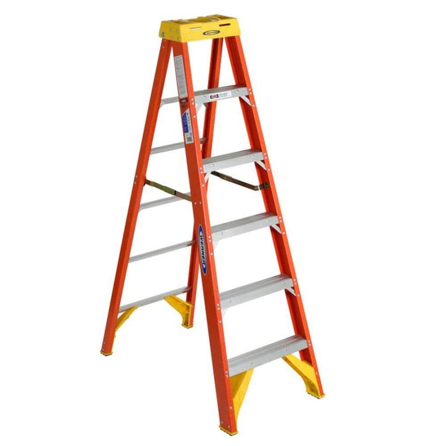 Altec Werner Step Ladder, 6206, 6 Steps, 1.7 Mtrs, 136 Kg Weight Capacity