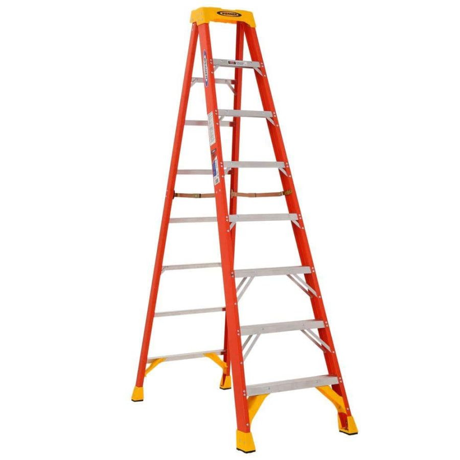 Altec Werner Step Ladder, 6208, 8 Steps, 2.27 Mtrs, 136 Kg