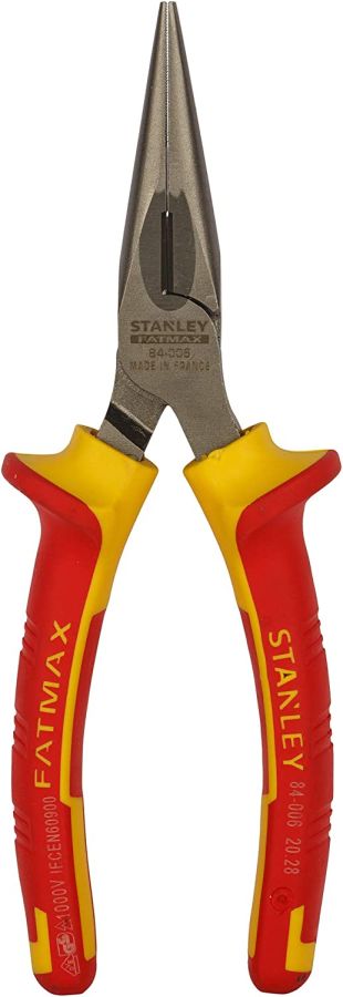 Stanley 84-006 Long Nose Plier, 160mm Yellow/Red