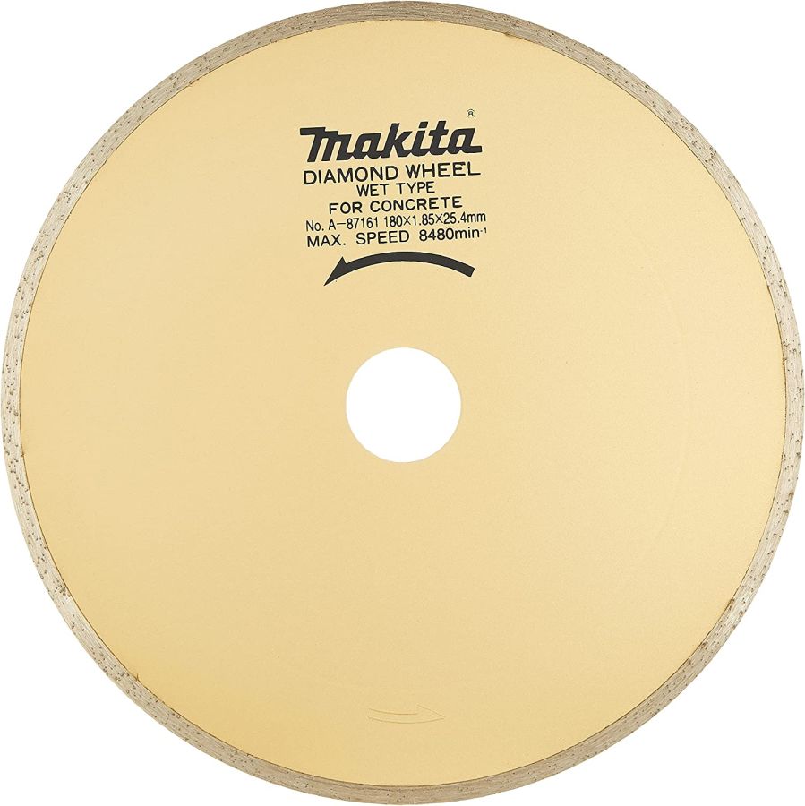 Makita Segmented Diamond Blade, A-87161, Wet, 180MM, Gold