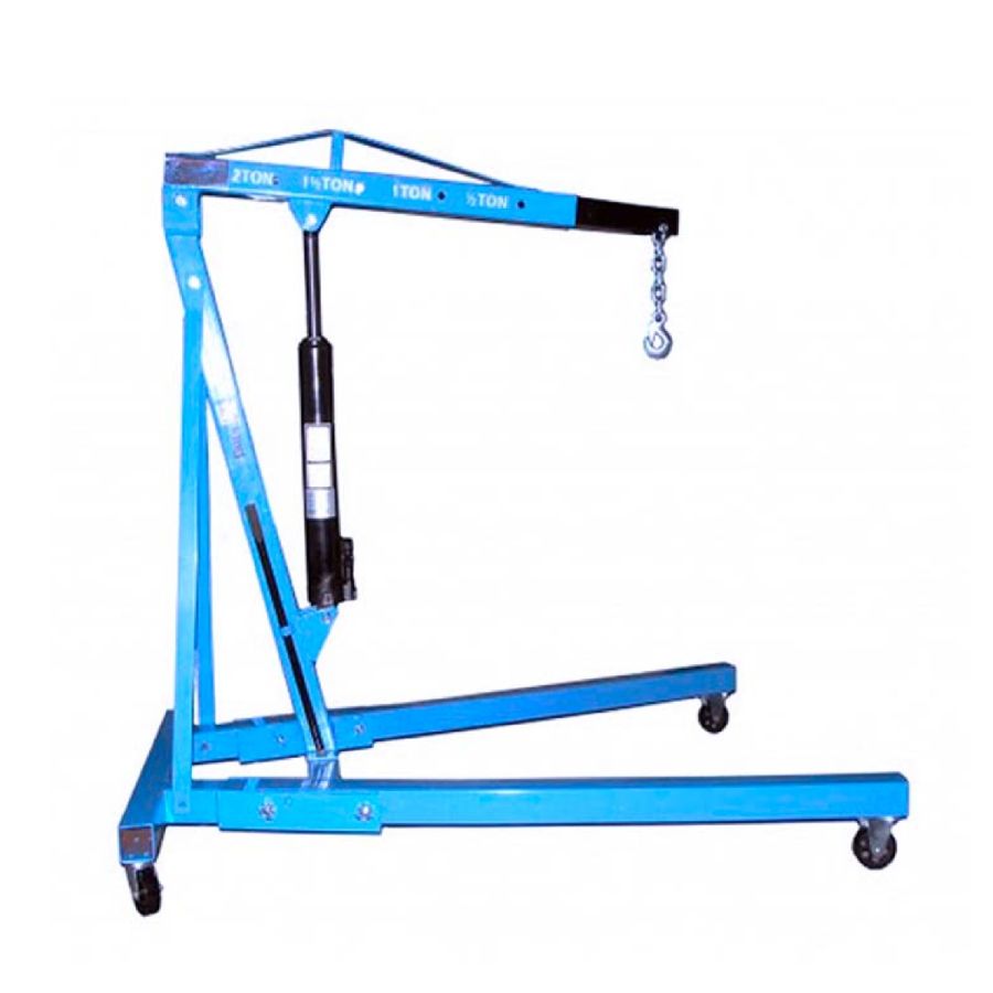 Gazelle Heavy Duty Foldable Shop Crane, BDJ10, Steel, 2150MM, 1000 Kg Weight Capacity