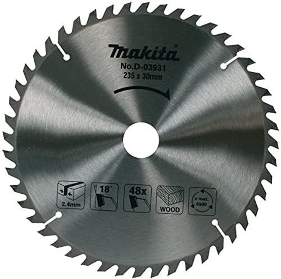 Makita Circular Saw Blade, D-03931, 235x30MM, 48 Teeth