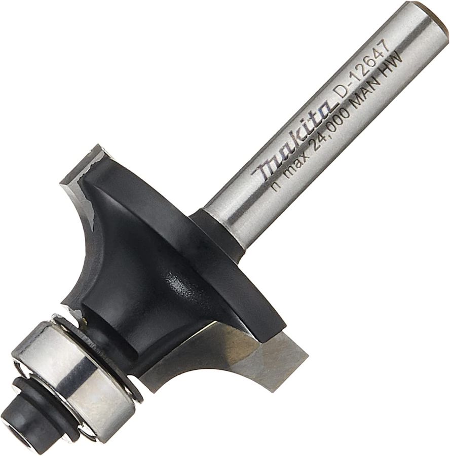 Makita Round Over Router Bit, D-12647, 28.6x12.7MM