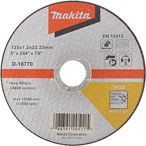 Makita Thin Cutting Wheel, D-18770, WA60T, 125mm