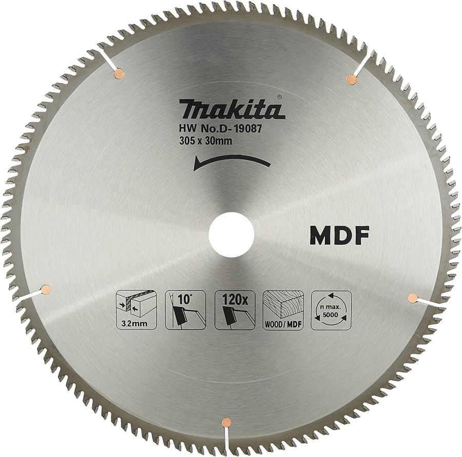Makita MDF Cutting Saw Blade, D-19087, 305x30MM, 120 Teeth