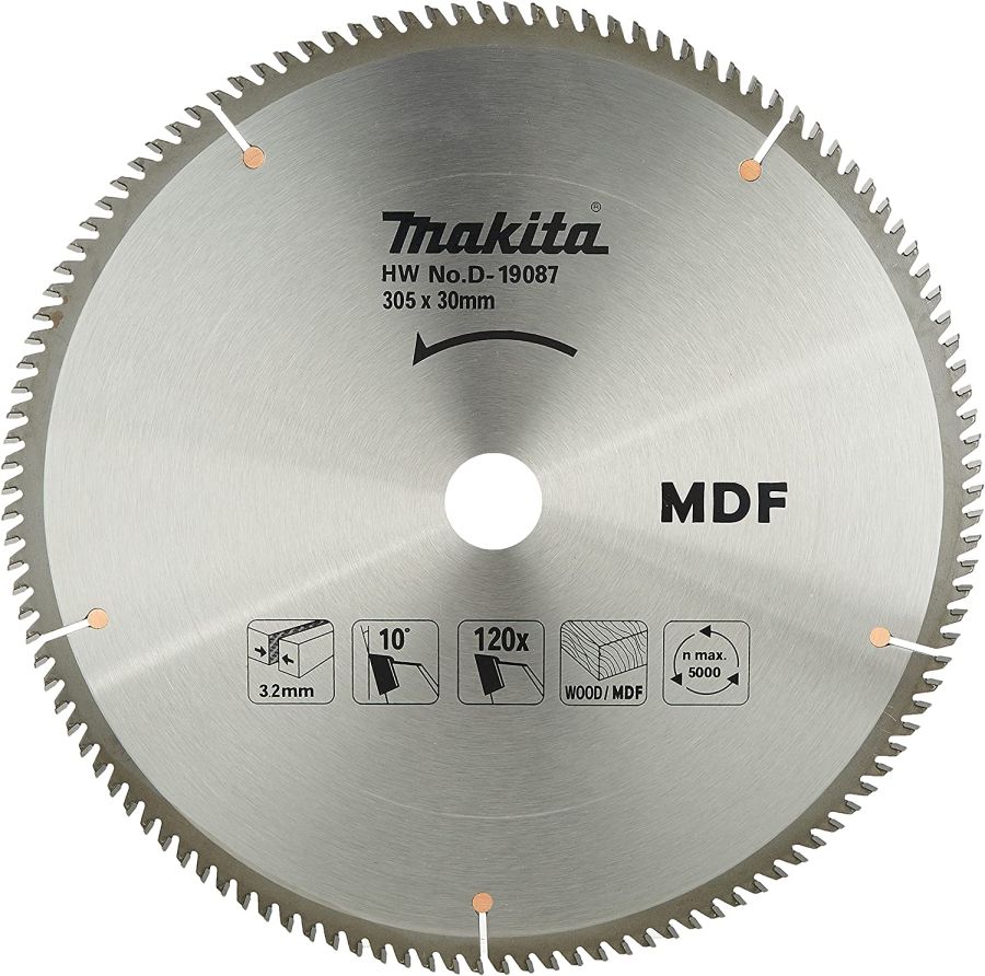 Makita MDF Cutting Saw Blade, D-19087, 305x30MM, 120 Teeth