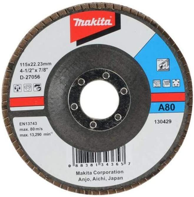 Makita Flap Disc, D-27056, A80, 115MM