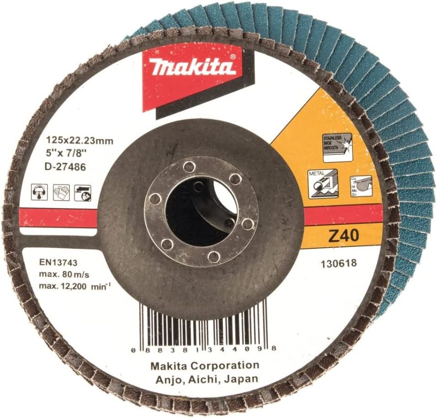 Makita Flap Disc, D-27464, Z120, 115MM