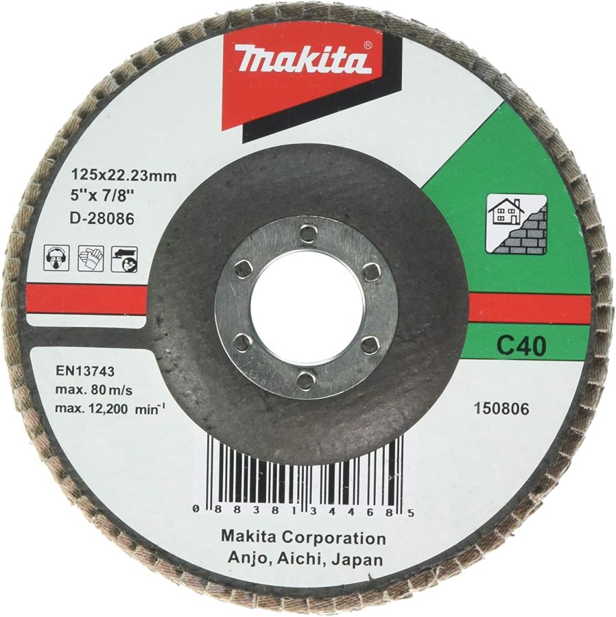 Makita Flap Disc, D-28064, C120, 115MM