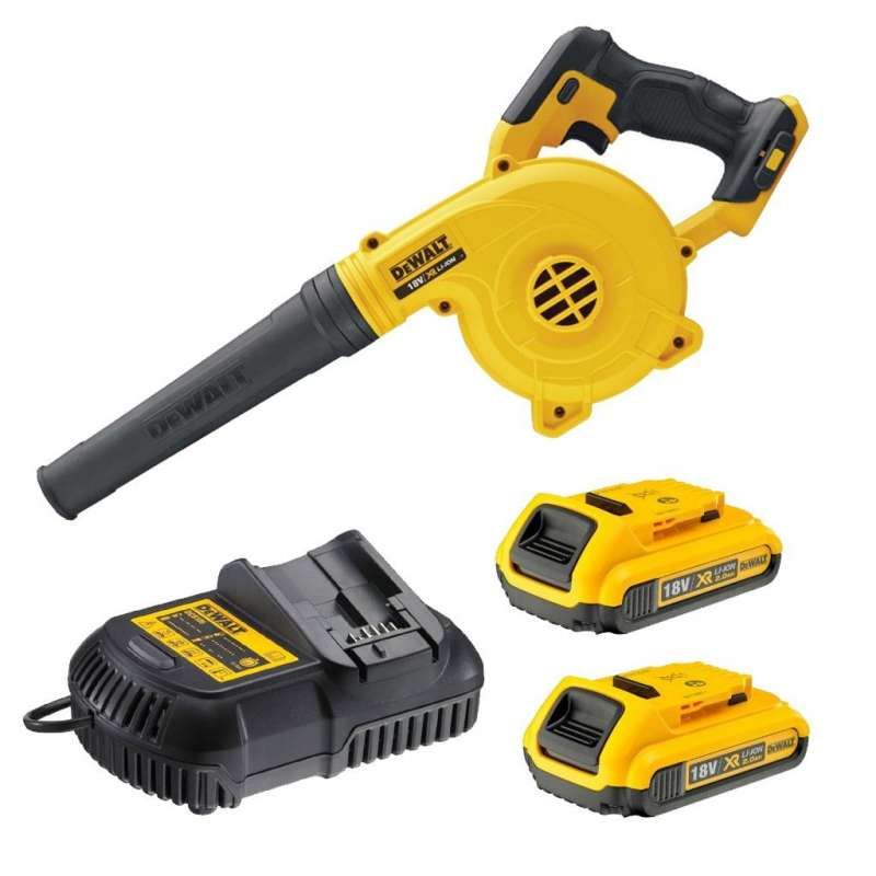 Dewalt XR Compact Cordless Leaf Blower, DCV100D2-GB, Li-Ion, 18V