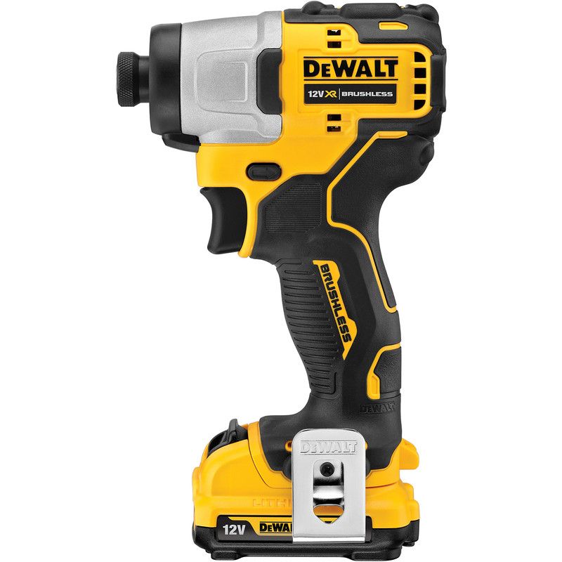 Dewalt Cordless Impact Driver, DCF801D2-GB, 12V, 6.35MM