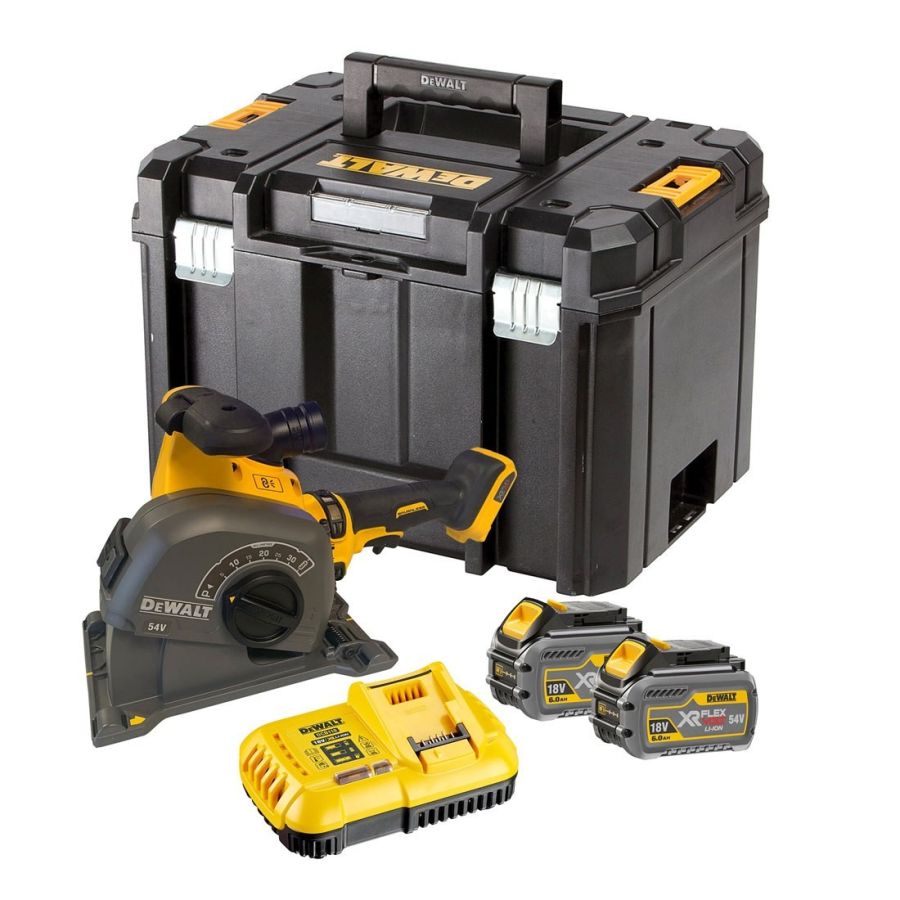 Dewalt Cordless Wall Chaser, DCG200T2-GB, 54V