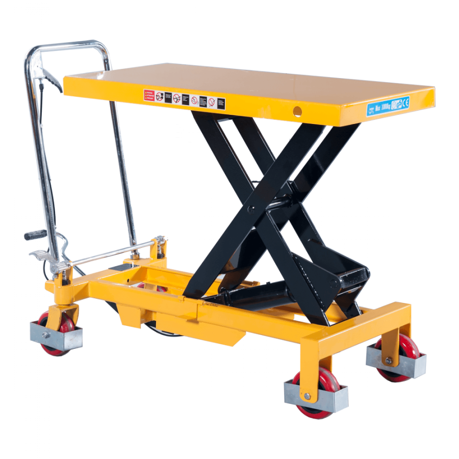 Eagle Lift Table Truck, Loadng Capacity 500 KG, Lifting Height 880 mm for Warehouse and Material Handling with 1 Year Warranty