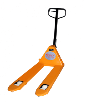 Eagle Hand Pallet Truck, Loading Capacity 3000 KG, Fork Length 1100 mm for Warehouses Material Handling with 1 Year Warranty