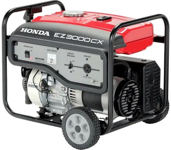 Honda EZ3000CX AVR Portable Generator Output Power 2500 Watt, 220 V