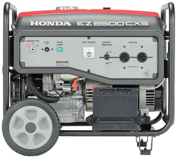 Honda EZ6500CXS Electric Start Single Phase AVR Generator Output Power 5500 Watt, 220 V