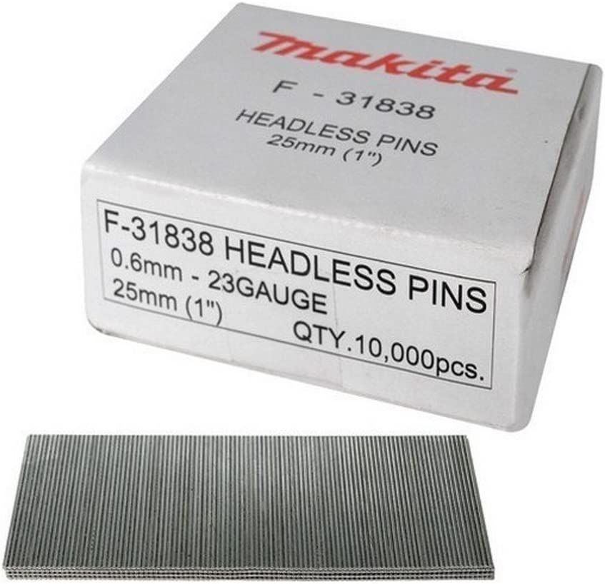 Makita Pin Nail, F-31838, 25MM, PK10000