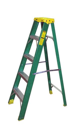 Penguin Fibreglass Single Sided Step Ladder, FGSSPT-10, 10 Steps, 2.8 Mtrs, 150 Kg Weight Capacity