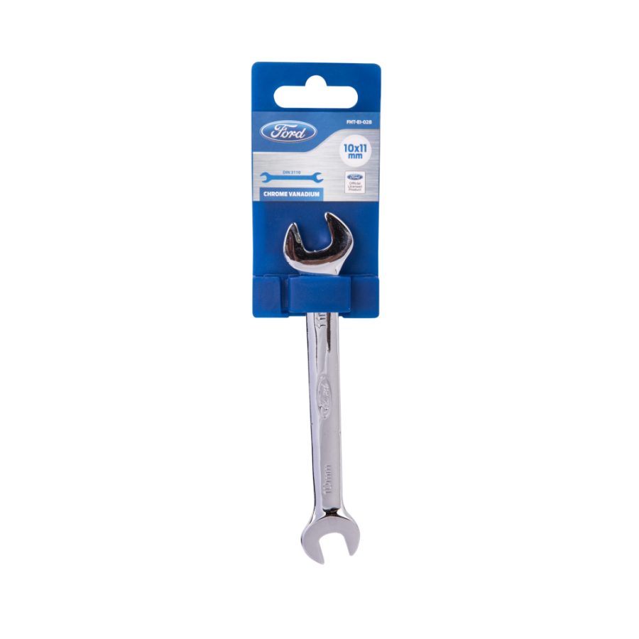 Ford Double Open Spanner, FHT-EI-028, 10 X 11MM, Silver