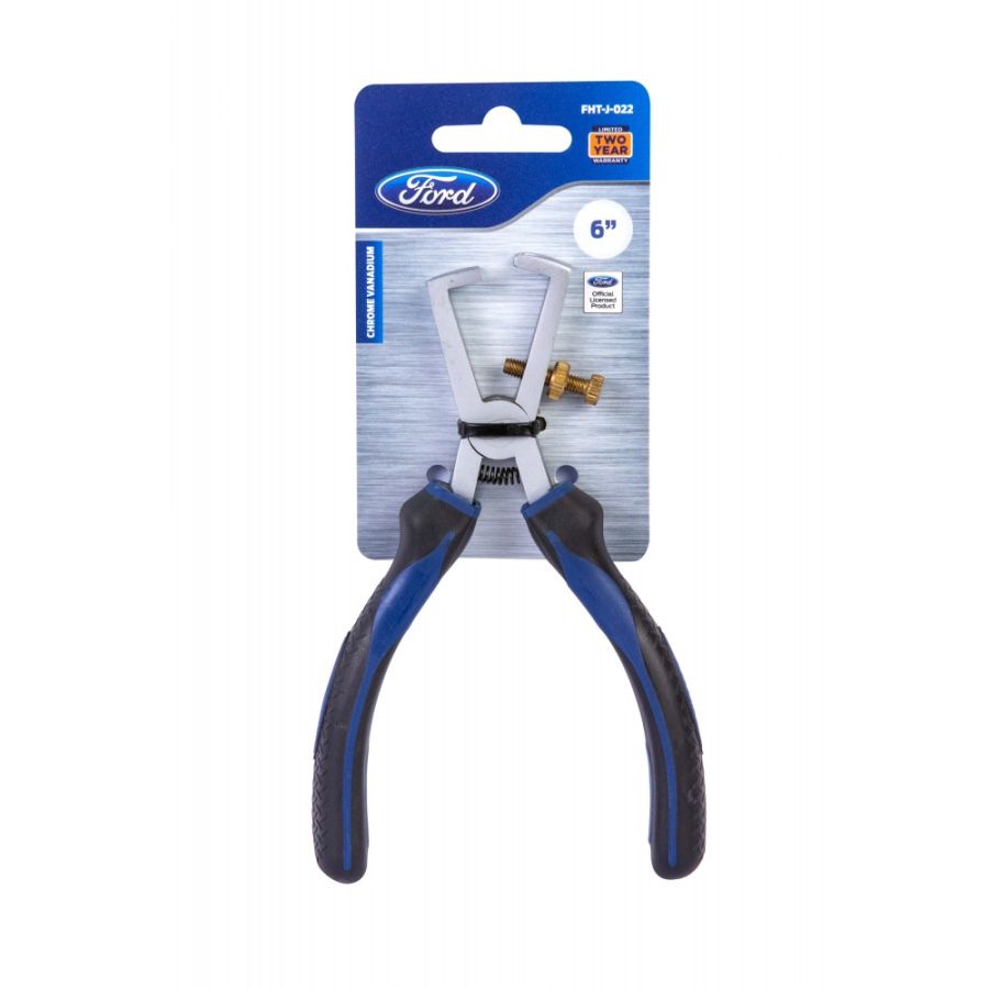 Ford Wire Strip Plier, FHT-J-022, 6 Inch, Black and Blue