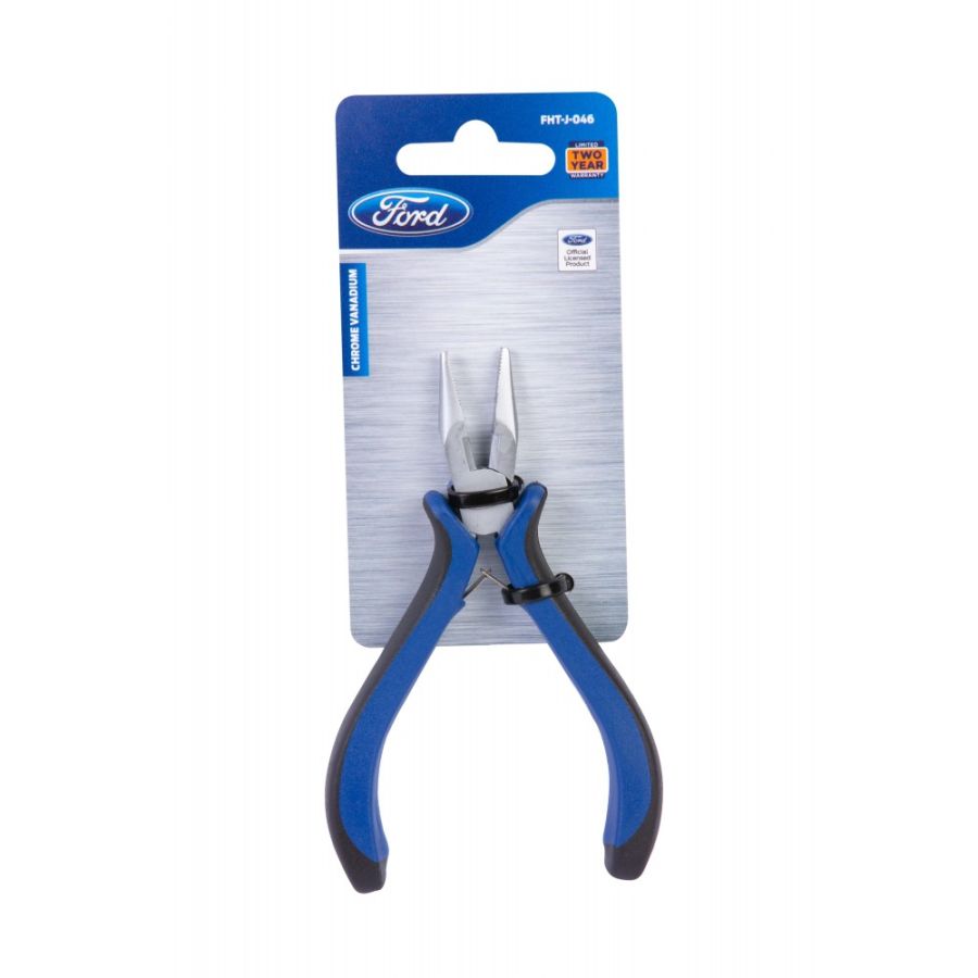 Ford Mini Long Nose Plier, FHT-J-046, Black and Blue