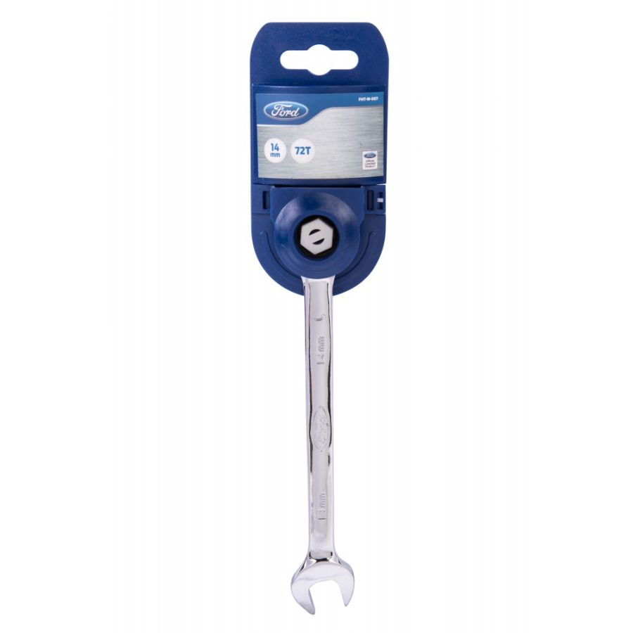 Ford Gear Wrench, FHT-M-007, 14MM, Blue/Silver