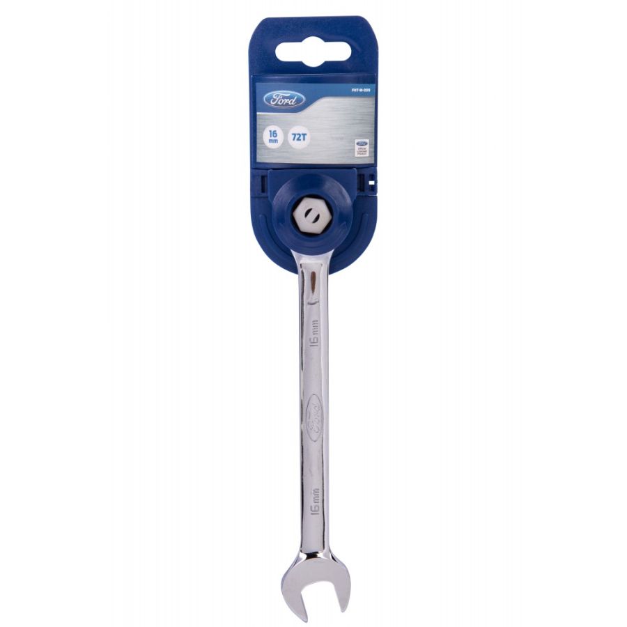 Ford Gear Wrench, FHT-M-009, 16MM, Blue/Silver