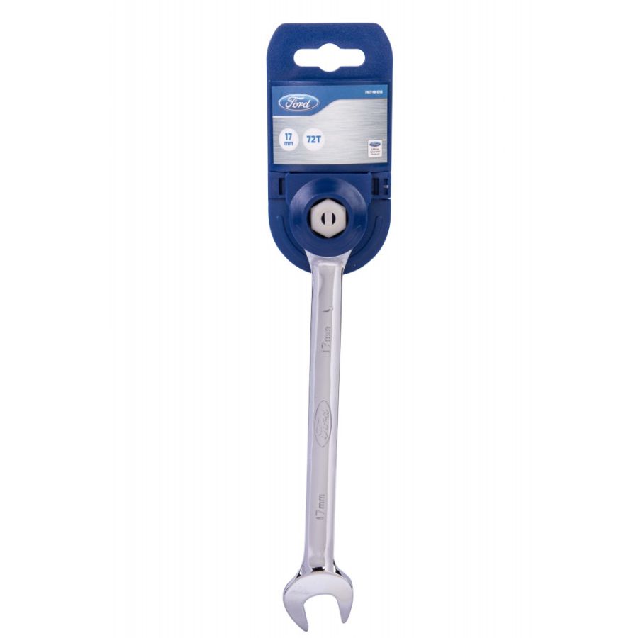 Ford Gear Wrench, FHT-M-010, 17MM, Blue/Silver