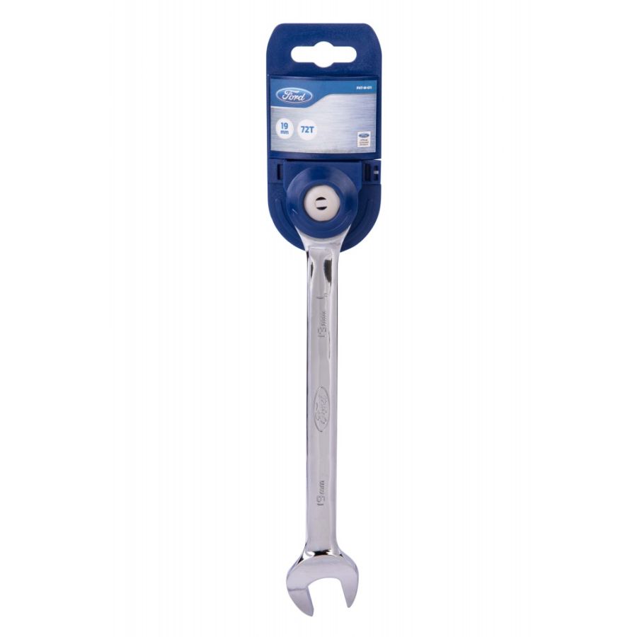 Ford Gear Wrench, FHT-M-011, 19MM, Blue/Silver