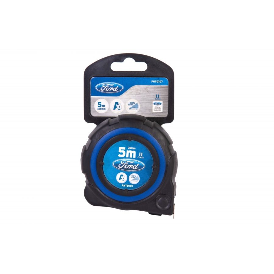 Ford Measuring Tape, FHT0107, 5Mtrs X 25MM, Black and Blue