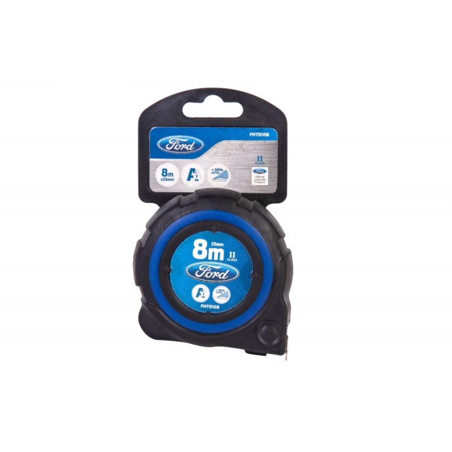 Ford Measuring Tape, FHT0108, 5Mtrs X 25MM, Black and Blue