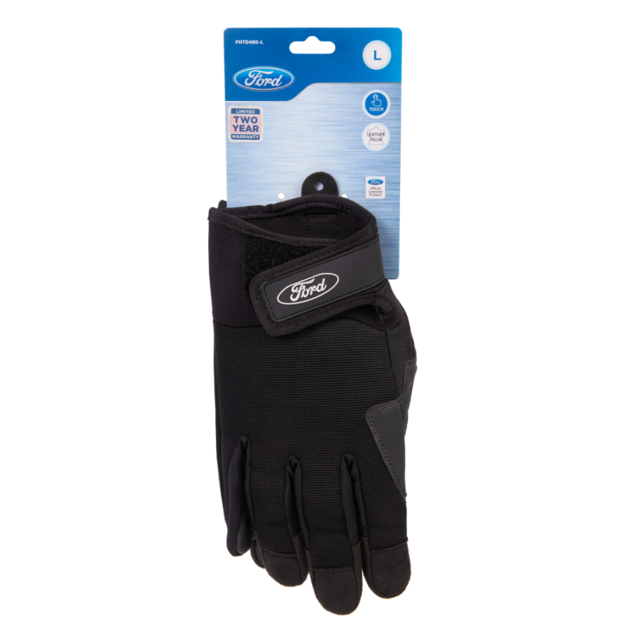 Ford Leather Palm Gloves, FHT0400-XL, XL