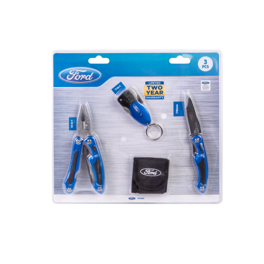 Ford Multi Tool, FHT0507, Black and Blue