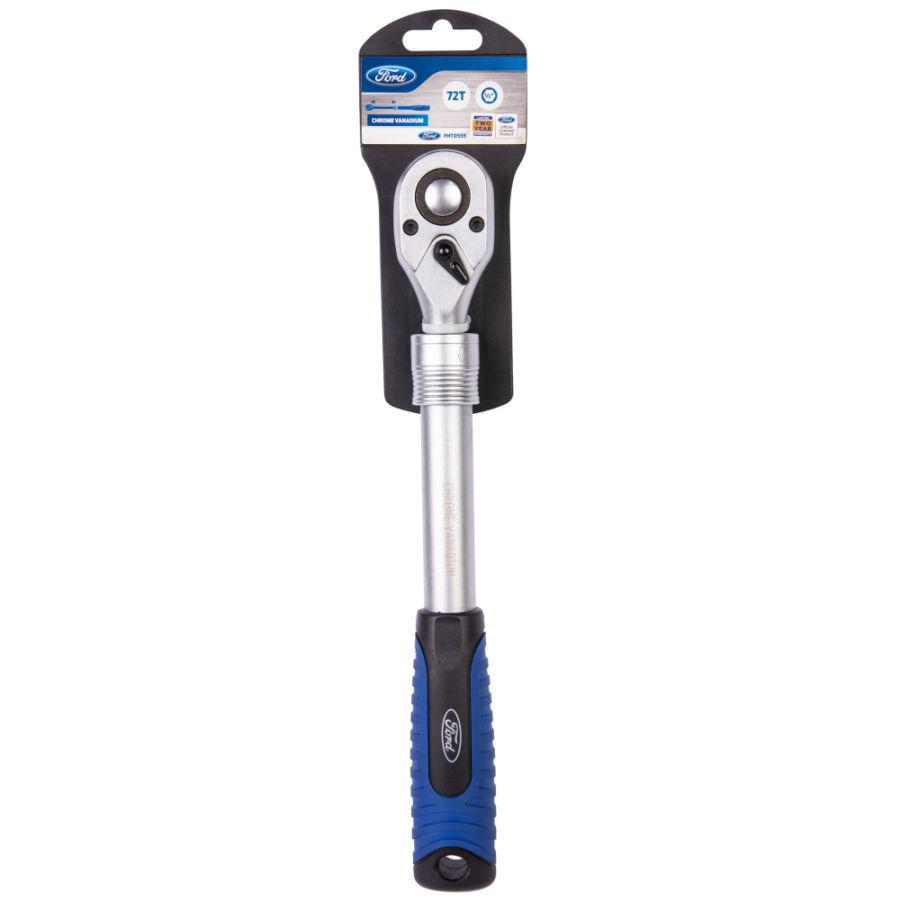 Ford Adjustable 1/2 Ratchet, FHT0555, Blue/Silver