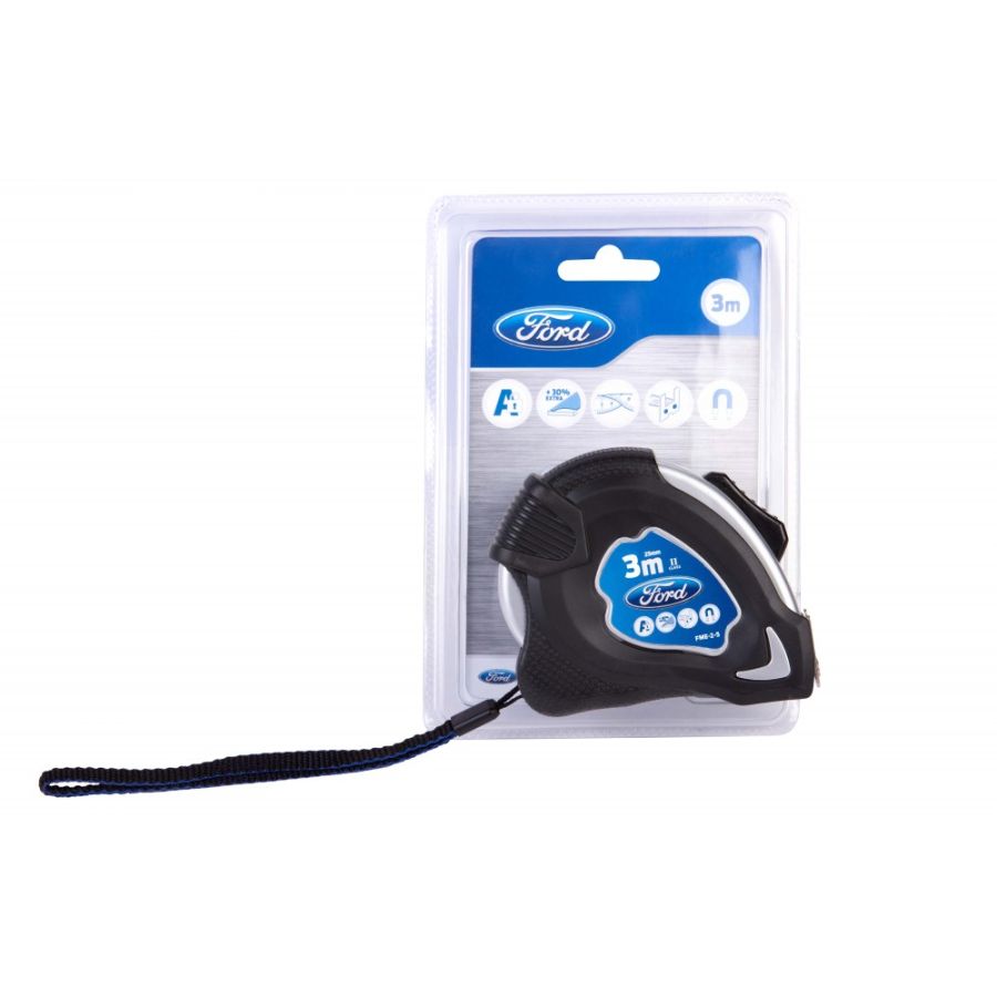 Ford Measuring Tape, FME-2-5, 3 Mtrs, Black