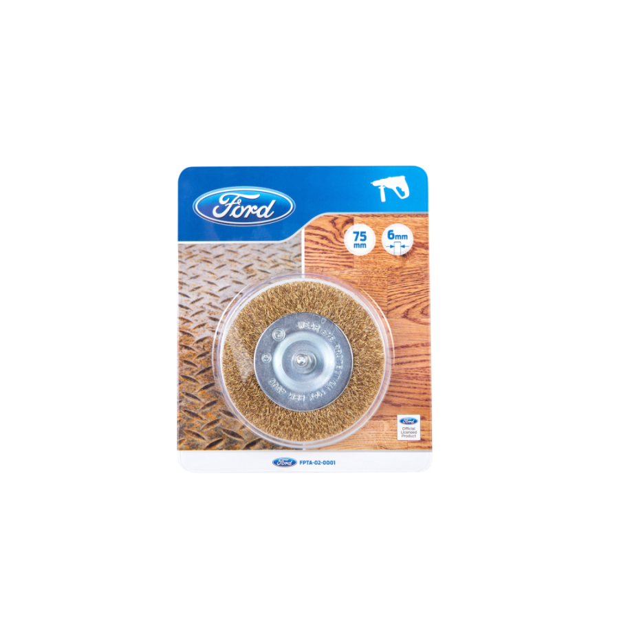 Ford Disc Brush, FPTA-02-0001, 75MM, Brown