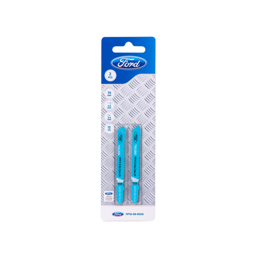 Ford Jigsaw Blades, FPTA-08-0020, 75MM, Sky Blue, 2PCS