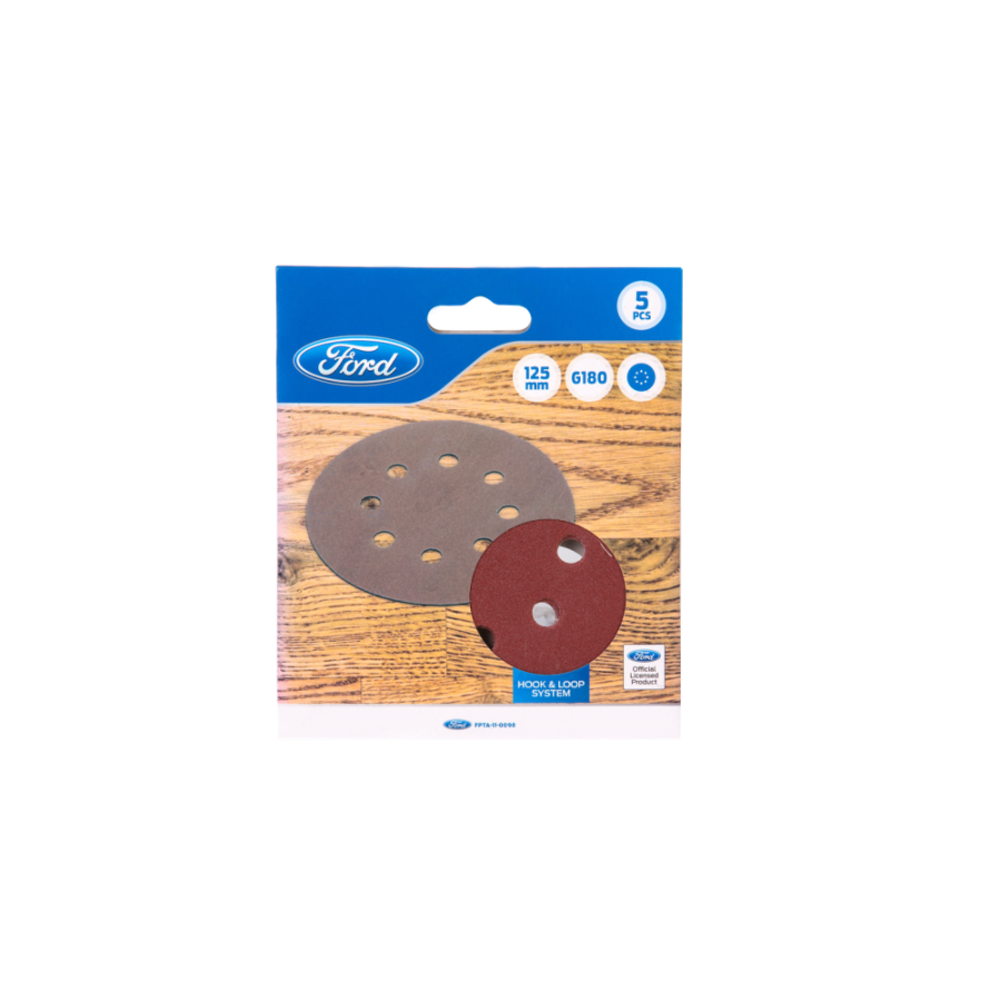Ford Circular Sand Paper, FPTA-11-0098, Brown, 5PCS