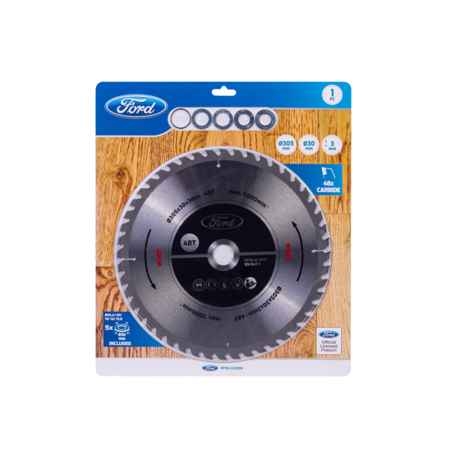 Ford Circular Saw Blade, FPTA-12-0019, 305MM, 48 Teeth