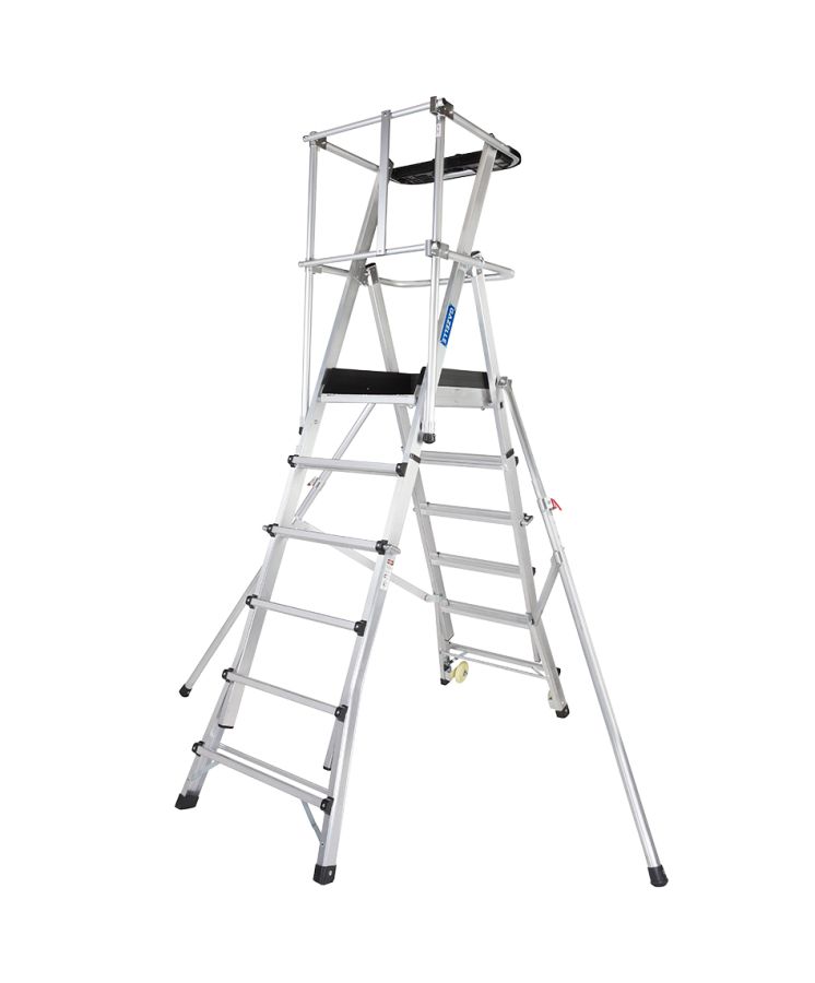 Gazelle Guardian Telescopic Platform Step Ladder, G1012, 2.1 Mtrs, 150 Kg Weight Capacity