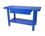 Gazelle Workbench With Drawers, G2603, 59 Inch, Blue