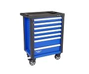 Gazelle Heavy Duty Rolling Tool Cabinet With 181 Tools, G2910, 30.1 Inch, 7 Drawer, Black/Blue